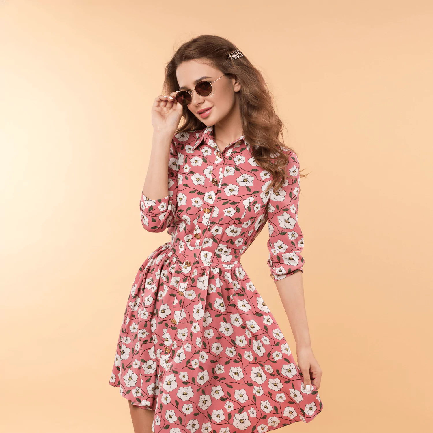 Off-White Ethnic Motifs Printed Sweetheart Neck Straight Kurti